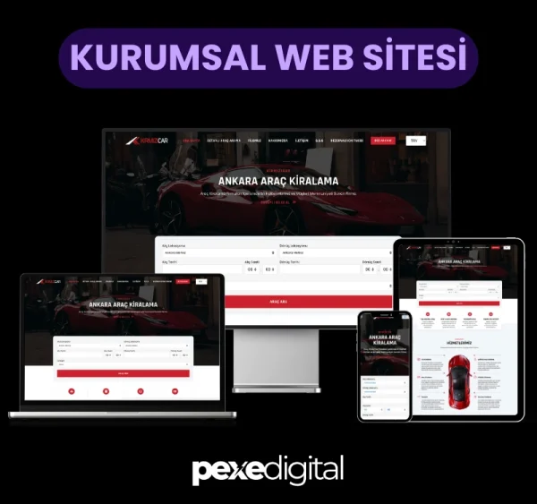 Mağaza Kurumsal Web Tasarım Pexe Digital